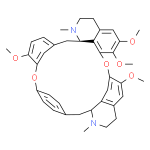 粉防己堿；漢防己甲素